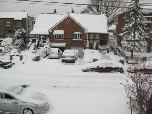 Śnieg w Nowym Jorku